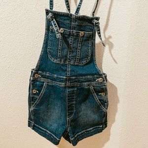 american eagle jean overalls